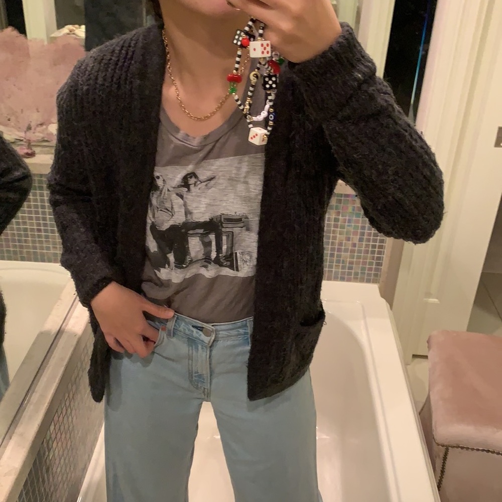SALE Dark Grey Cardigan
